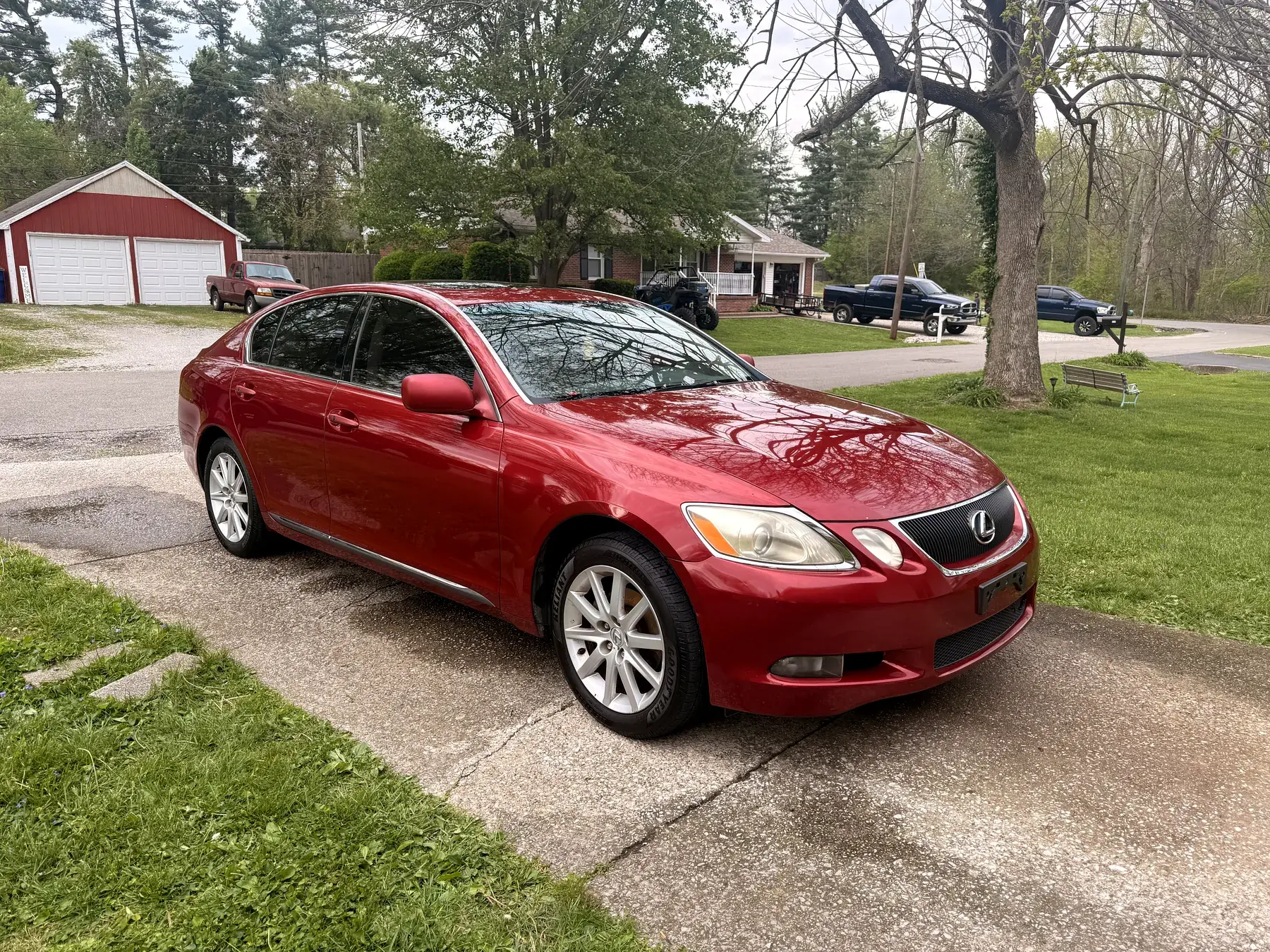 Lexus sedan detail